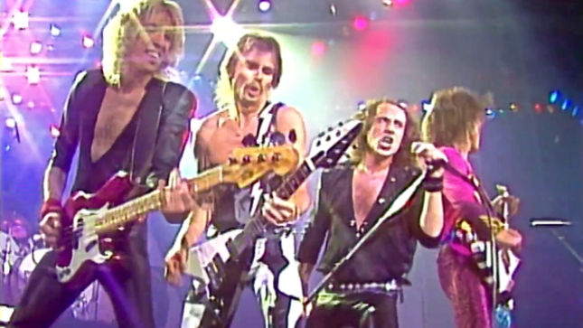 SCORPIONS Perform “Rock You Like A Hurricane” On German TV Show Peter’s Popshow; Rare Video Streaming
