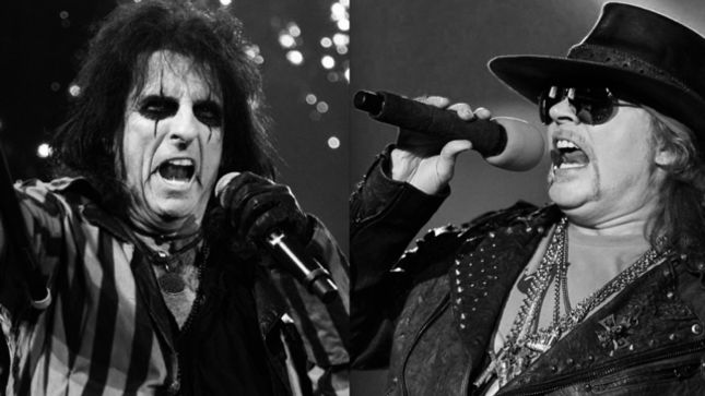 ALICE COOPER Weighs In On GUNS N’ ROSES Reunion - “You'd Think If Slash And Axl Are Working Together... Izzy Would Be A Shoo-In”