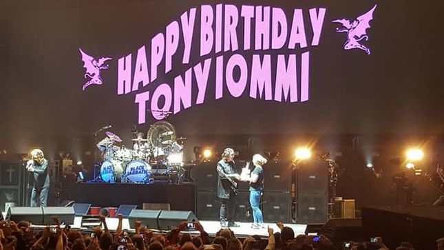 BLACK SABBATH - Tony Iommi Celebrates Birthday In Michigan; Photos, Video