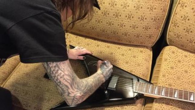 CHILDREN OF BODOM - Signed Limited Edition ALEXI LAIHO ESP Guitar Up For Auction In Support Of Sweet Relief Musicians Fund