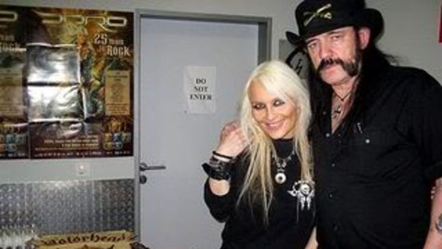 DORO PESCH Reflects On Death Of MOTÖRHEAD Frontman LEMMY - “When I Finally Got The Call, I Didn’t Even Have To Pick Up The Phone”; Audio