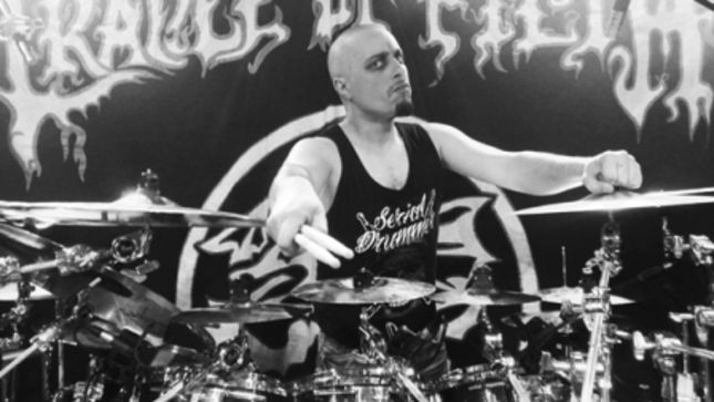 CRADLE OF FILTH Drummer MARTIN SKAROUPKA Posts "The Principle Of Evil Made Flesh" Live Drum Cam Footage