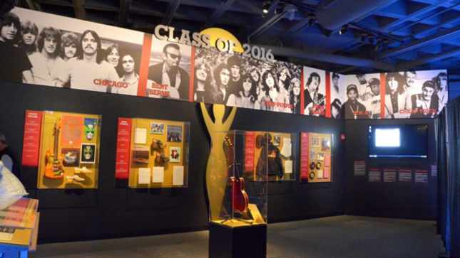 DEEP PURPLE, CHEAP TRICK, STEVE MILLER And More - Rock And Roll Hall Of Fame Class Of 2016 Exhibit Opens; Photos, Video