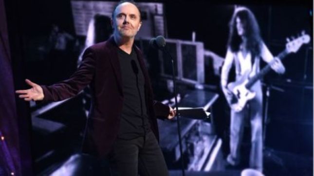 DEEP PURPLE Inducted Into Rock And Roll Hall Of Fame By LARS ULRICH - 