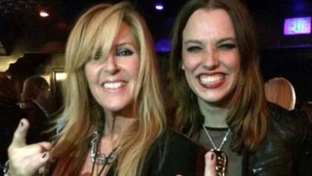 LITA FORD Performs "Close My Eyes Forever" With LZZY HALE Live In Spartanburg, SC; Fan-Filmed Video Posted