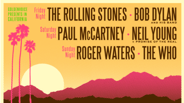 THE ROLLING STONES, PAUL MCCARTNEY, ROGER WATERS, THE WHO Set For Massive Three-Day Concert In California