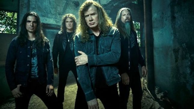 MEGADETH Perform Special USO Show In Norfolk, VA; Behind-The-Scenes Video Posted by DAVE MUSTAINE