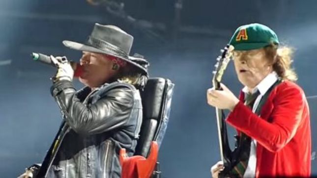 AC/DC - Pro-Shot Video Of Kick-Off Show In Lisbon With AXL ROSE Available; Fan Reactions Posted