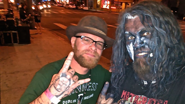 FIVE FINGER DEATH PUNCH Frontman IVAN MOODY Reunites With Former Band MOTOGRATER; Photos