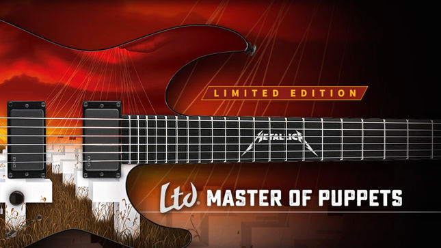 METALLICA - Limited Edition “Master Of Puppets” Graphic Series Guitar To Debut At Summer NAMM Show