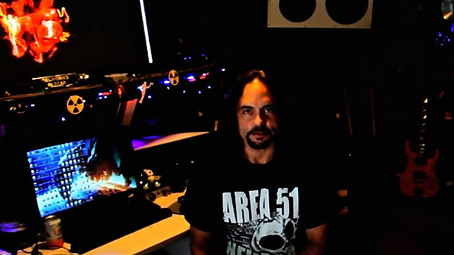 Late MEGADETH Drum Legend NICK MENZA Discusses Influx Art Collection; Video Streaming