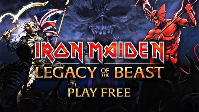 IRON MAIDEN - Legacy Of The Beast Mobile RPG Game Now Available; New Video Trailer Streaming