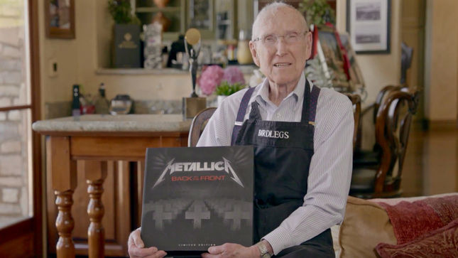 Late METALLICA Bassist CLIFF BURTON’s Father Receives His Copy Of Back To The Front: Visual History Of Master Of Puppets Book; Video Streaming
