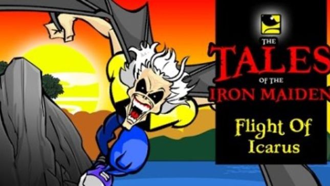 IRON MAIDEN - Animator VAL ANDRADE Returns With "Flight Of Icarus" Cartoon Clip