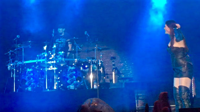 NIGHTWISH Drummer JUKKA NEVALAINEN Rejoins Band On Stage In Finland; Video