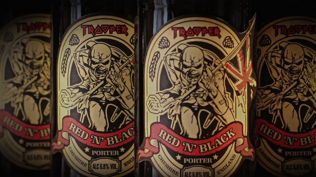 IRON MAIDEN - Trooper Red ’N’ Black Limited Edition Beer Now Available; New Promo Video Streaming