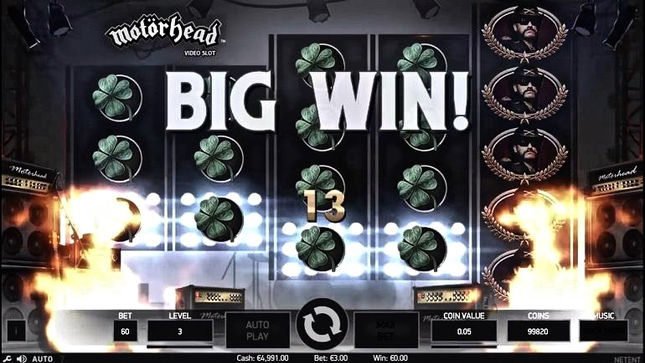 MOTÖRHEAD - More Details Revealed For Upcoming Slot Machine From NetEnt