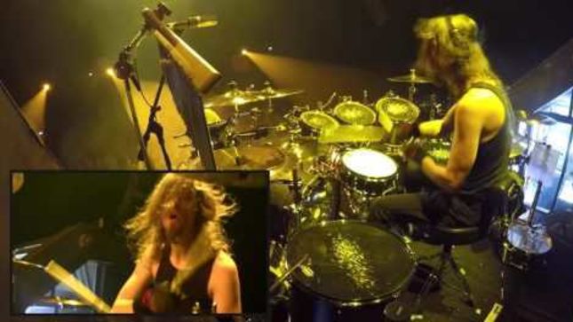 DIRK VERBEUREN Live Drum Cam Footage Of MEGADETH's "The Threat Is Real" Posted