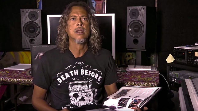 METALLICA Guitarist KIRK HAMMETT Recalls Castle Donington Show - “My Guitar Smells Like #%$&!%$ Deviled Ham!”; New Video Trailer For Back To The Front Book Posted