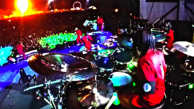 SLIPKNOT Post Drum-Cam Footage From Ozzfest Meets Knotfest