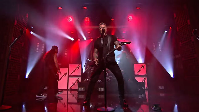METALLICA Perform “Moth Into Flame” On The Tonight Show Starring Jimmy Fallon; Video