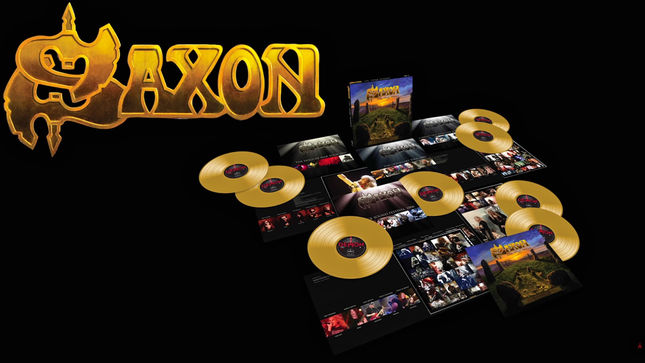 SAXON Leader BIFF BYFORD Discusses Upcoming Vinyl Hoard Collector’s Edition Box Set, Signs Exclusive Paul Gregory Prints; Videos Streaming