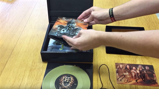 HAMMERFALL - Unboxing Built To Last Wooden Box Edition; Video
