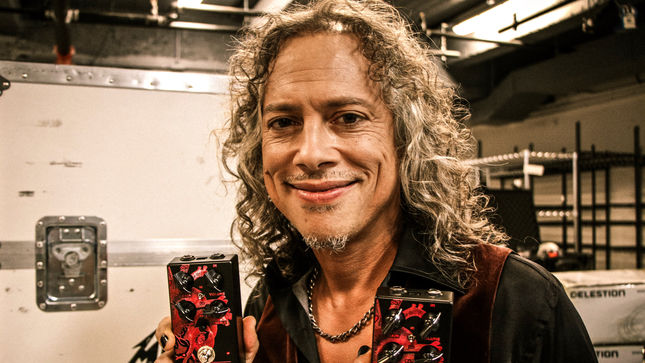 METALLICA Guitarist KIRK HAMMETT’s KHDK Electronics Introduces New Signature Dark Blood Overdrive, Their Most Evil Pedal To Date; Video Demo Streaming