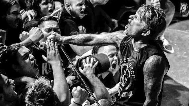 BLOODCLOT Featuring Current / Former Members Of CRO-MAGS, QUEENS OF THE STONE AGE, DANZIG Announce US Tour Dates With NEGATIVE APPROACH; Up In Arms Album Artwork, Release Date Revealed 