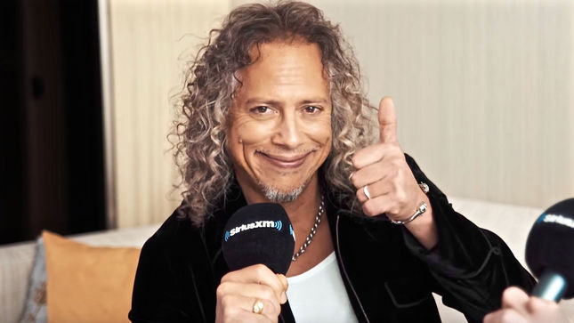 METALLICA Guitarist KIRK HAMMETT On Hardwired…To Self-Destruct Guitar Parts - “I'm Really Just Kind Of Blown Away By It, Because I Know It's Me But It Doesn't Sound Like Me, To Me”; Video