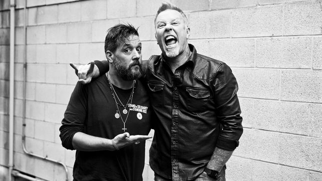 METALLICA Singer JAMES HETFIELD Guests On The Strombo Show - “We Have Done Lots Of Things That Have Not Been Considered OK By The Metal Rulebook”; Audio