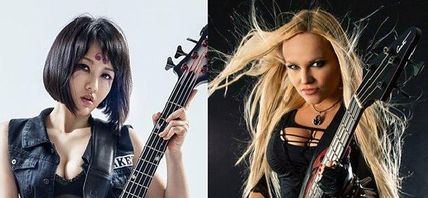 Female Bassists From CHTHONIC, HELLCATS Discuss Headbanging; Audio Interview