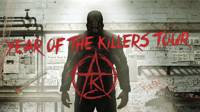 A KILLER’S CONFESSION Featuring Former MUSHROOMHEAD Vocalist WAYLON REAVIS Announce Year Of The Killers Tour; New Album Artwork Revealed