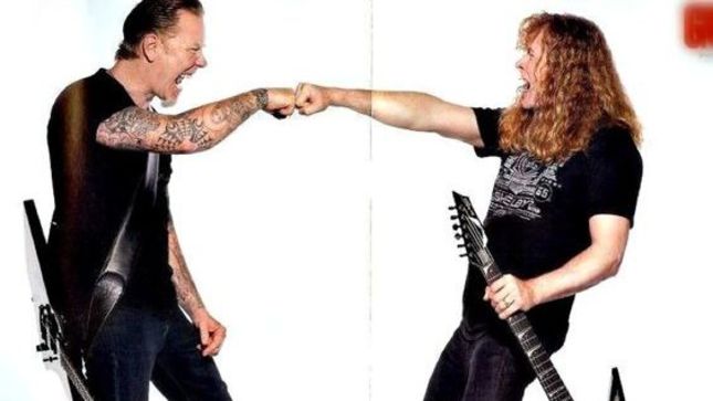 METALLICA Frontman JAMES HETFIELD Talks Making Amends With DAVE MUSTAINE - "We've All Fallen Off The Wagon, We've All Gotten Back On Track, We've All Learned From Our Stuff"