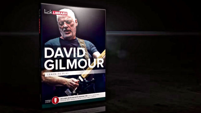 PINK FLOYD Legend DAVID GILMOUR - New Guitar Lessons DVD Available Via LickLibrary; Video Trailer Posted
