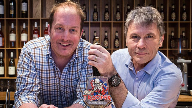 IRON MAIDEN And Robinsons Brewery Unveil New Look For Trooper Beer; “I Think The New Branding Is Fantastic,” Says BRUCE DICKINSON