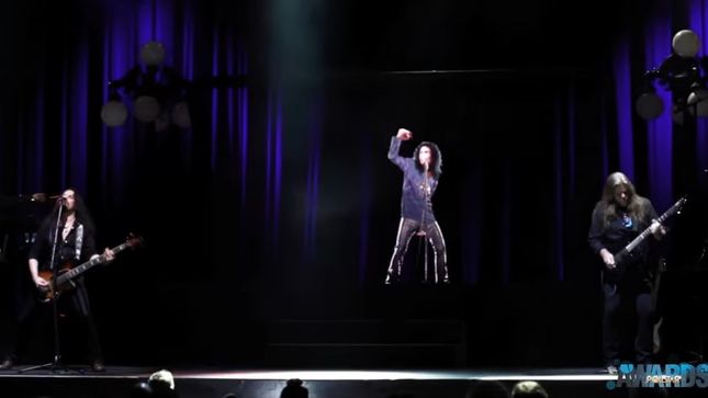 RONNIE JAMES DIO Hologram Makes US Debut At Pollstar Awards; Video