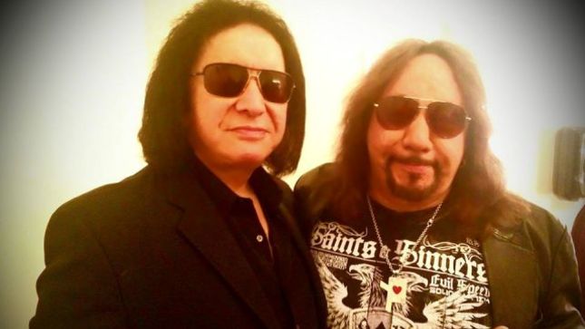 GENE SIMMONS Attends ACE FREHLEY's Show In Beverly Hills, CA