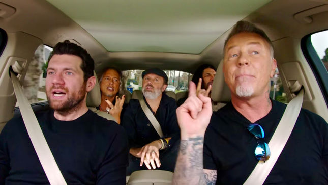METALLICA - Stagehand Blamed For Mic Mishap At Grammy Awards; Band To Appear On Episode Of Apple Music’s Carpool Karaoke Series (Video Trailer)