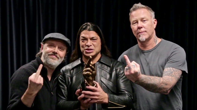 METALLICA Win “Best International Band” Category At NME Awards 2017; Acceptance Video Streaming