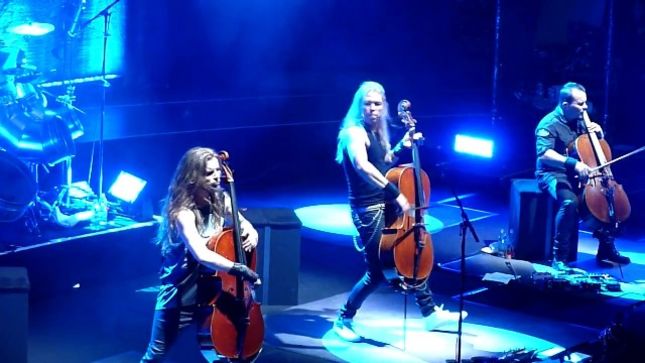 APOCALYPTICA Celebrate 20th Anniversary Of Plays Metallica By Four Cellos Album In Vienna; Fan-Filmed Video Posted