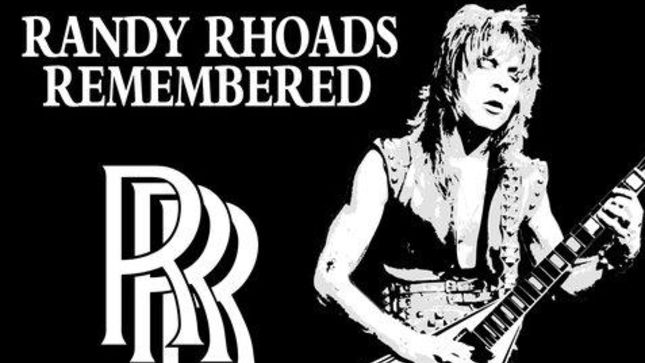 RANDY RHOADS - Two Commemorative Shows Announced To Mark 35th Anniversary Of His Passing