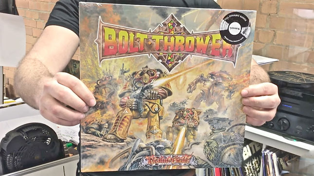 BOLT THROWER - Full Dynamic Range Vinyl Edition Of Realm Of Chaos Album Due In March; Video Trailer Streaming