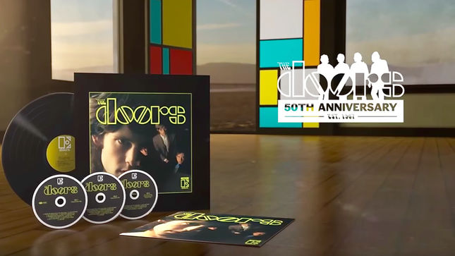 THE DOORS - 50th Anniversary Deluxe Edition Of Debut Album Due In March; Unboxing Video Streaming