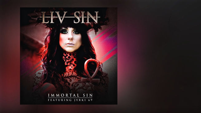 LIV SIN Streaming New Song “Immortal Sin” Featuring THE 69 EYES’ Jyrki 69