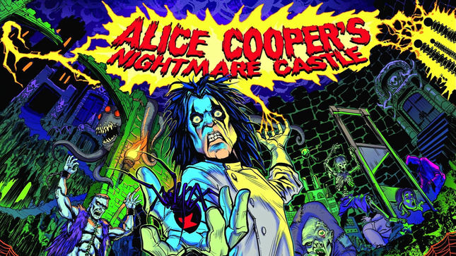 ALICE COOPER’s Nightmare Castle Pinball Machine Coming In Fall 2017; Video Teaser Posted