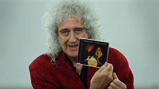 BRIAN MAY + KERRY ELLIS Release Golden Days Album; Brian Shows Off CD Packaging (Video)