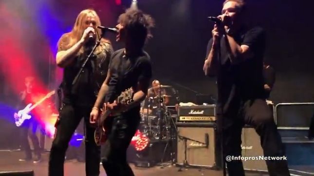 ROYAL MACHINES – SEBASTIAN BACH, STEVE STEVENS, BILLY GIBBONS Jam “Rock And Roll All Nite”, “Highway To Hell”, “Crazy Train”, And More In Germany