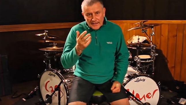 CARL PALMER Discusses Art Piece Made In Tribute To GREG LAKE - “I Needed To Do This For Greg”; Video