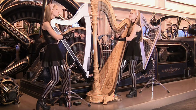 Harp Twins CAMILLE AND KENNERLY Cover BLACK SABBATH Classic “Iron Man”; Video